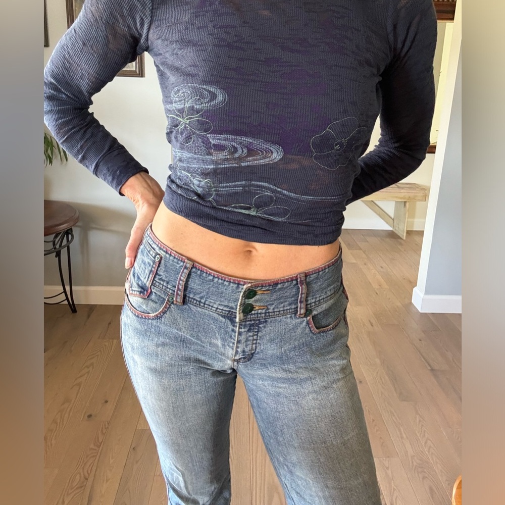 Express capri stretch jeans